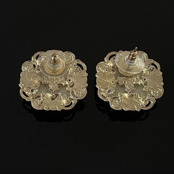 ✨Stunning Vintage Italy Retro Earrings Clips - Picture 3 of 3